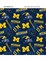 Sykel Enterprises-University of Michigan Cotton Fabric-Michigan Wolverines Tone On Tone Cotton Quilting Fabric